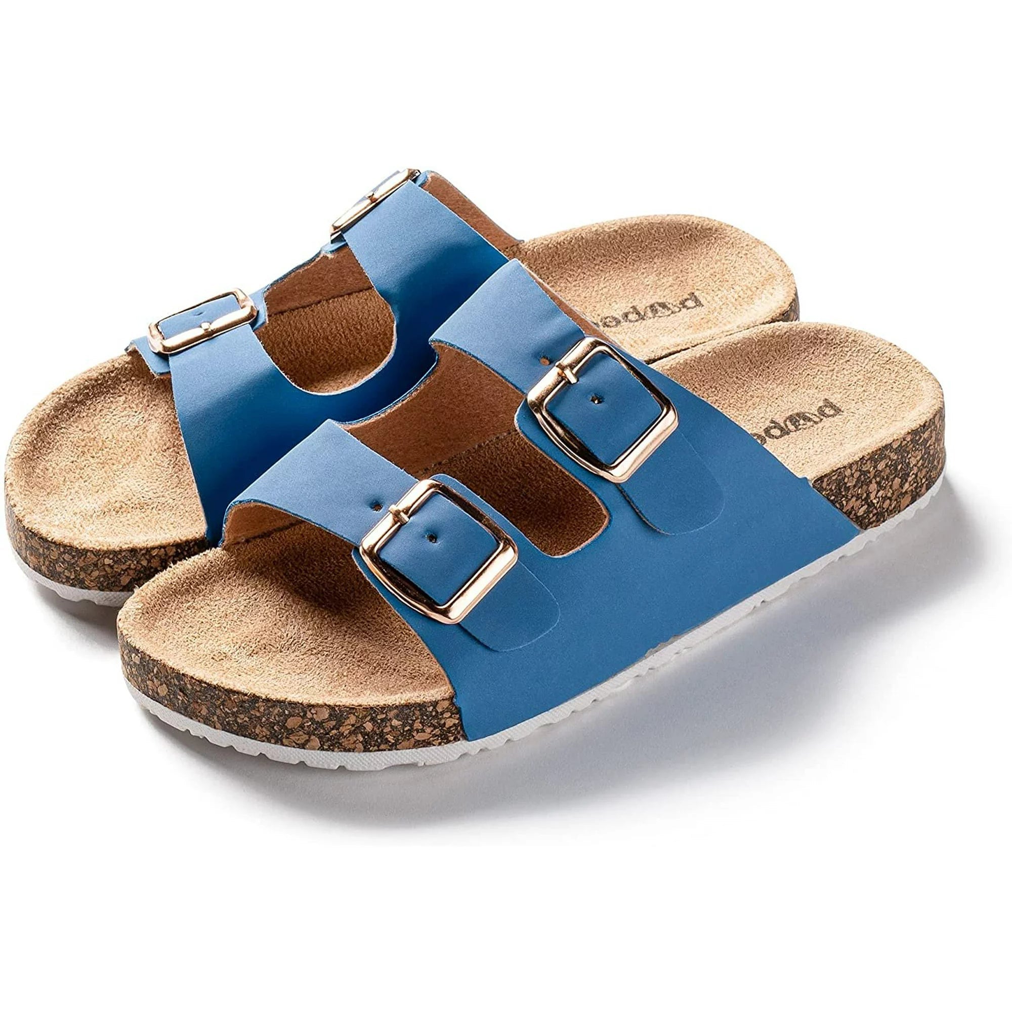 Pupeez Girls Comfort Sandals Double Buckle Adjustable Slip Sale Best Seller
