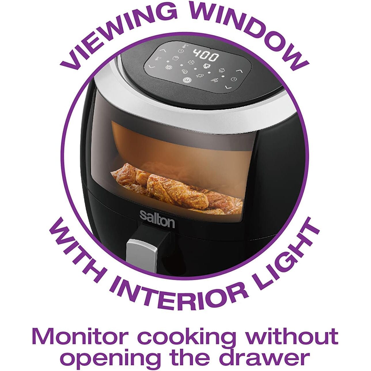 Salton Air Fryer XXL with Viewing Window - 8L Cheap Sale 100% Authentic