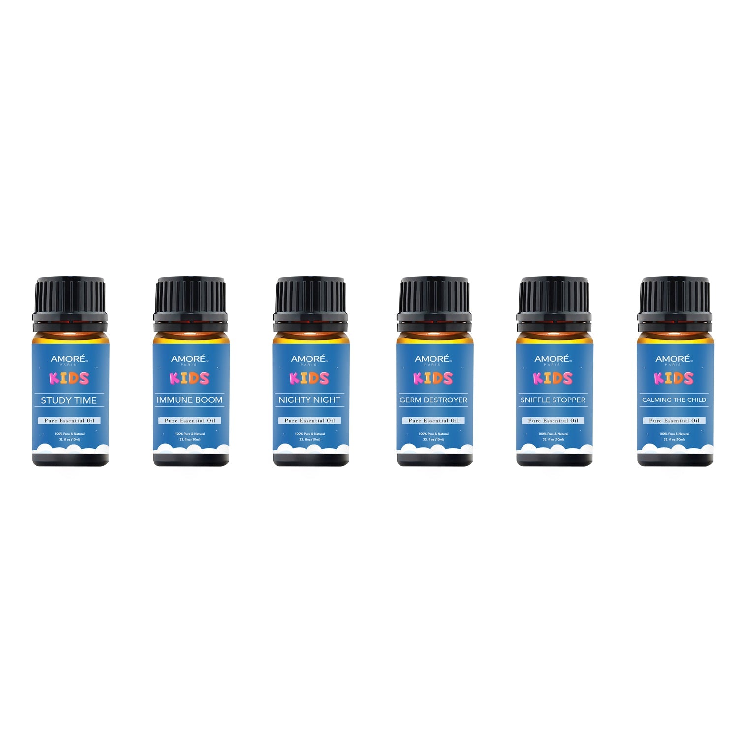 6-Pieces Set: Natural Aromatherapy Kids Safe Essential Oils Starter Set Outlet Online Shop