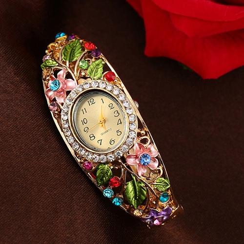 Women's Crystal Bracelet Wrist Watch Free Shipping For Sale