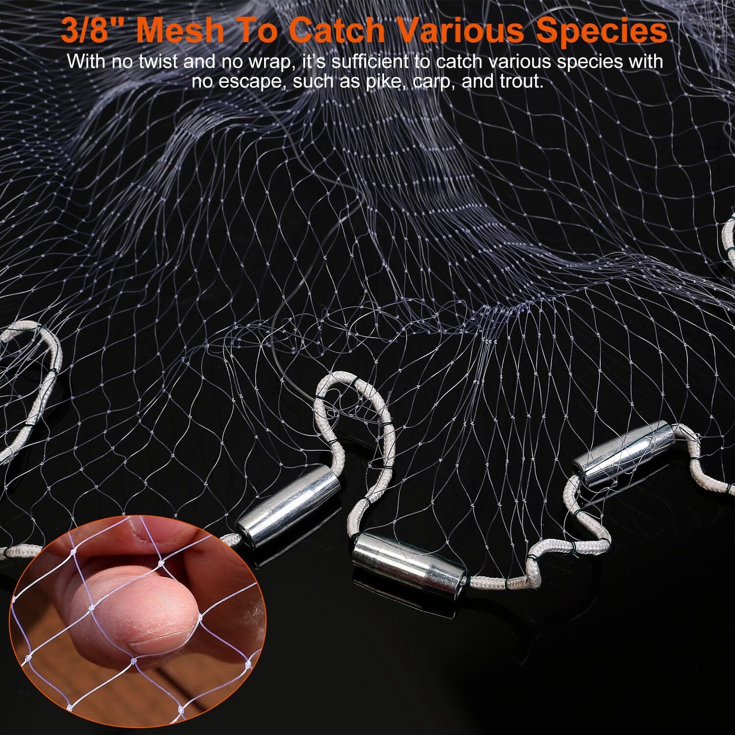 Fishing Cast Net Bait Trap Heavy Duty Online Online Clearance