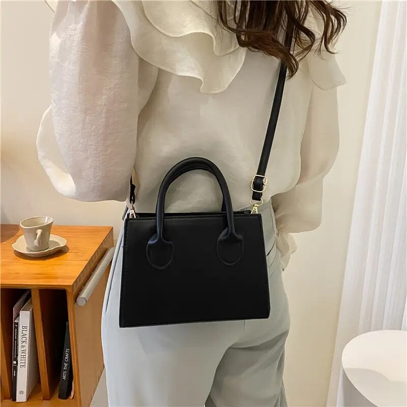 Chic Black Mini Tote Bag Cheap Sale