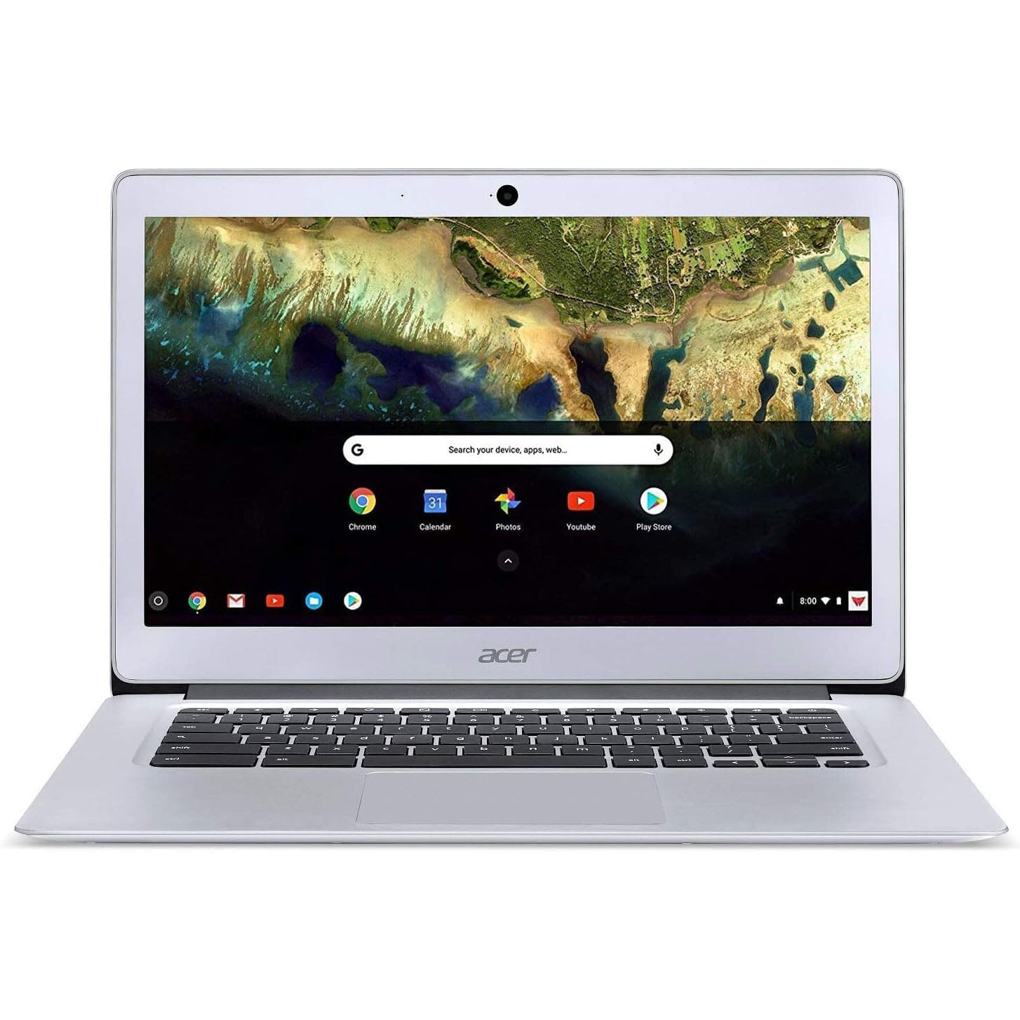 Acer 14 Chromebook CB3-431 4GB RAM 16GB Storage N3060 1.60GHz Silver (Refurbished) Sale Nicekicks