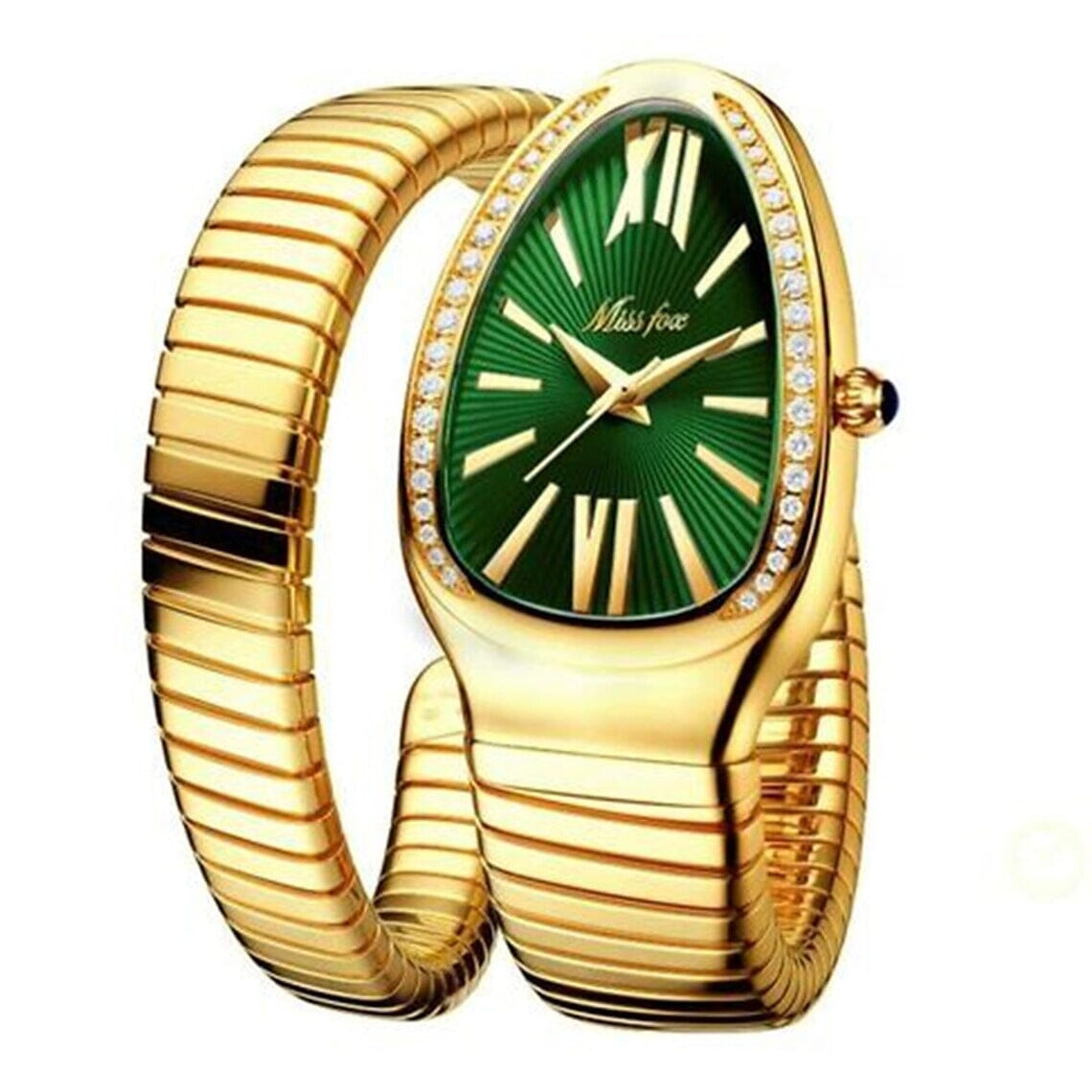 Women's Snake Shape Luxury Wrist Watch Amazon Footaction