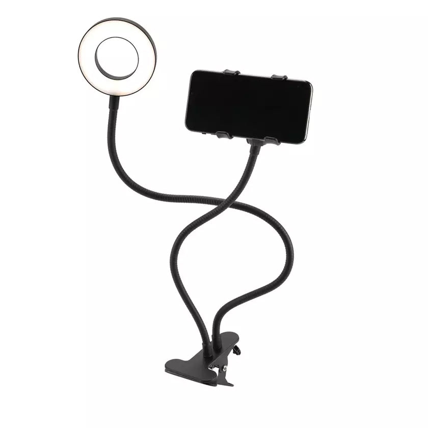 LAX Selfie Ring LED Light Stand with Desk Clip Original Cheap Online