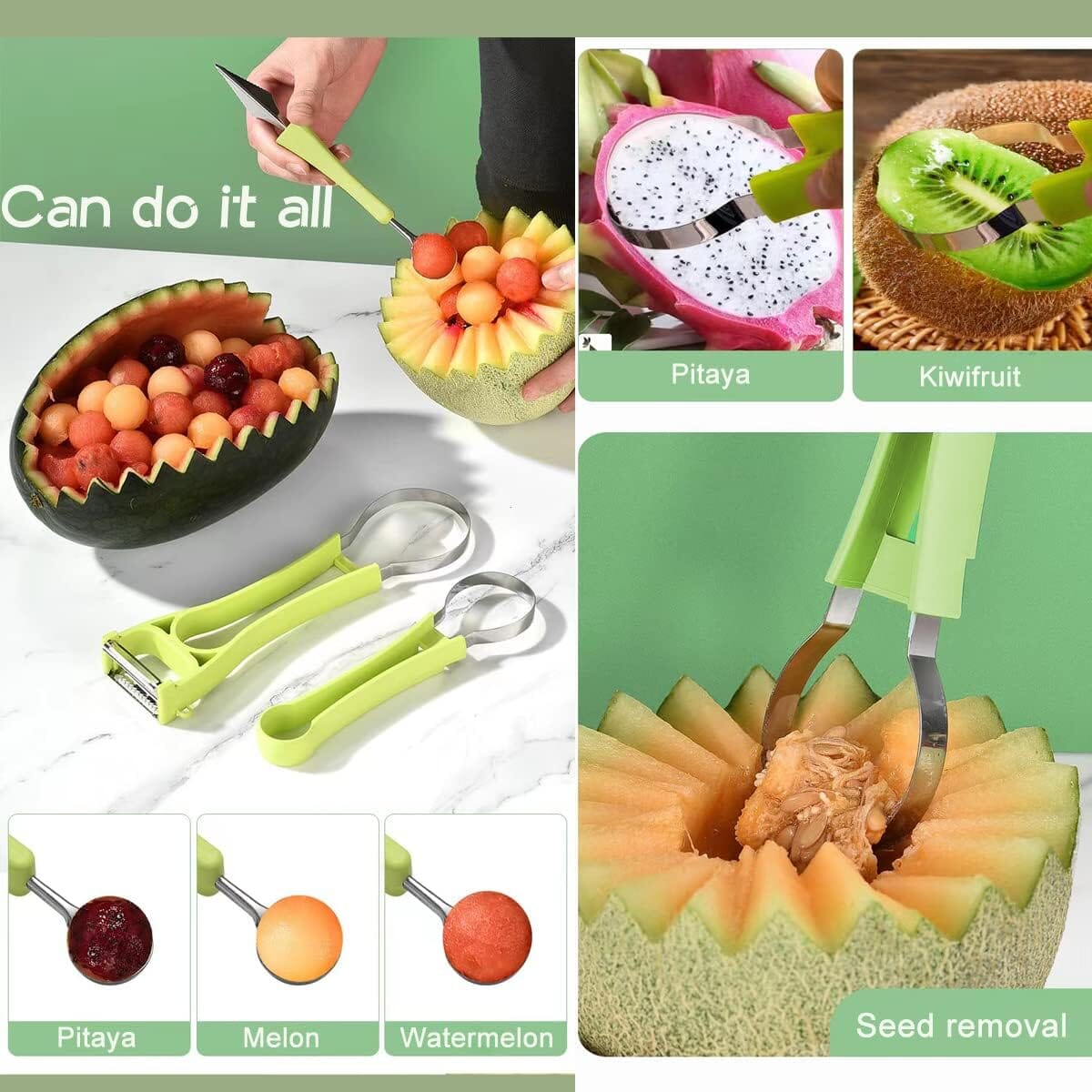 5-in-1 Stainless Steel Fruit Carving Tools Huge Surprise