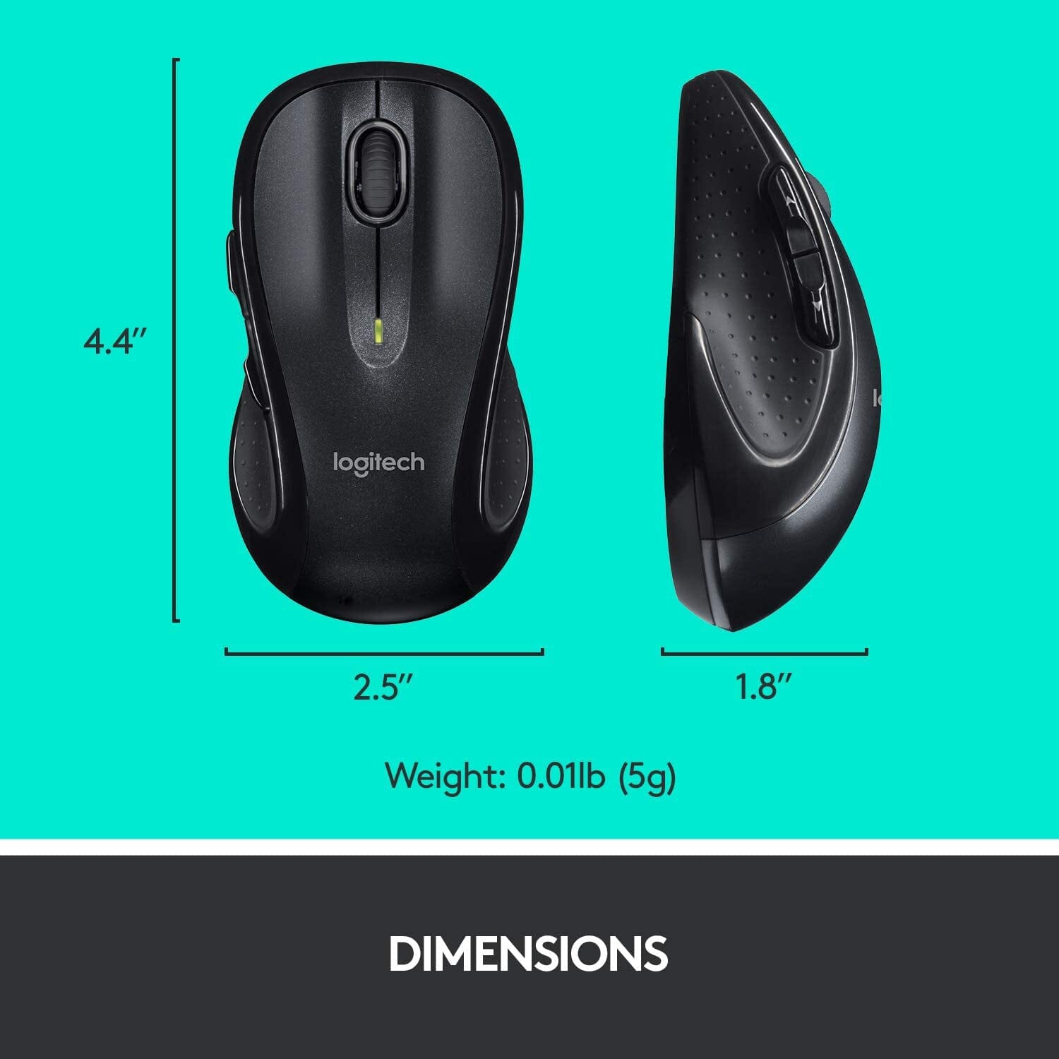 Logitech M510 Wireless Computer Mouse w/Unifying Receiver (Refurbished) Cheap Sale Fashionable