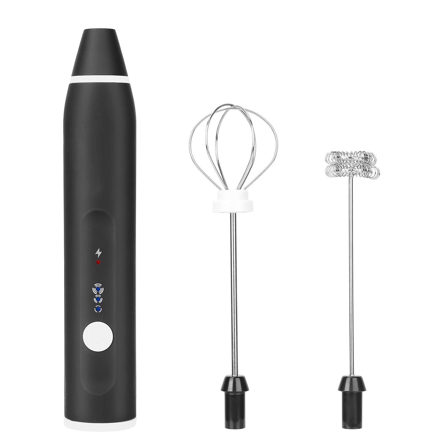 Electric Milk Frother with 2 Whisk Heads Sale Geniue Stockist