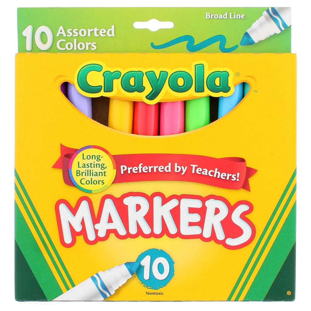4-Packs: Crayola Assorted Style Marker Crayon Color Pencil Low Pice Fee Shipping Online
