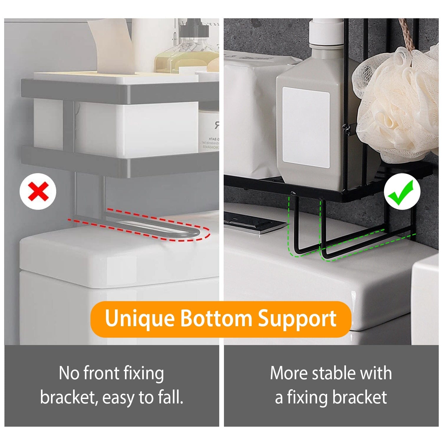 2-Tier Over the Toilet Storage Shelf Rack Clearance Online