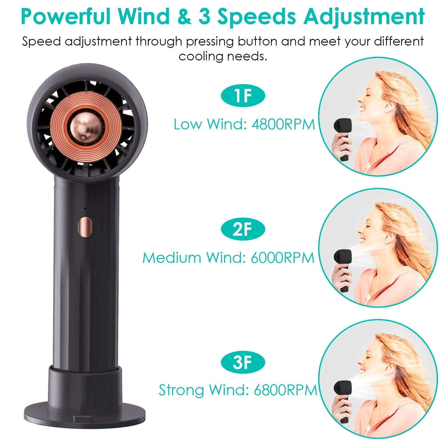 Portable Rechargeable Handheld Fan Sale Affordable