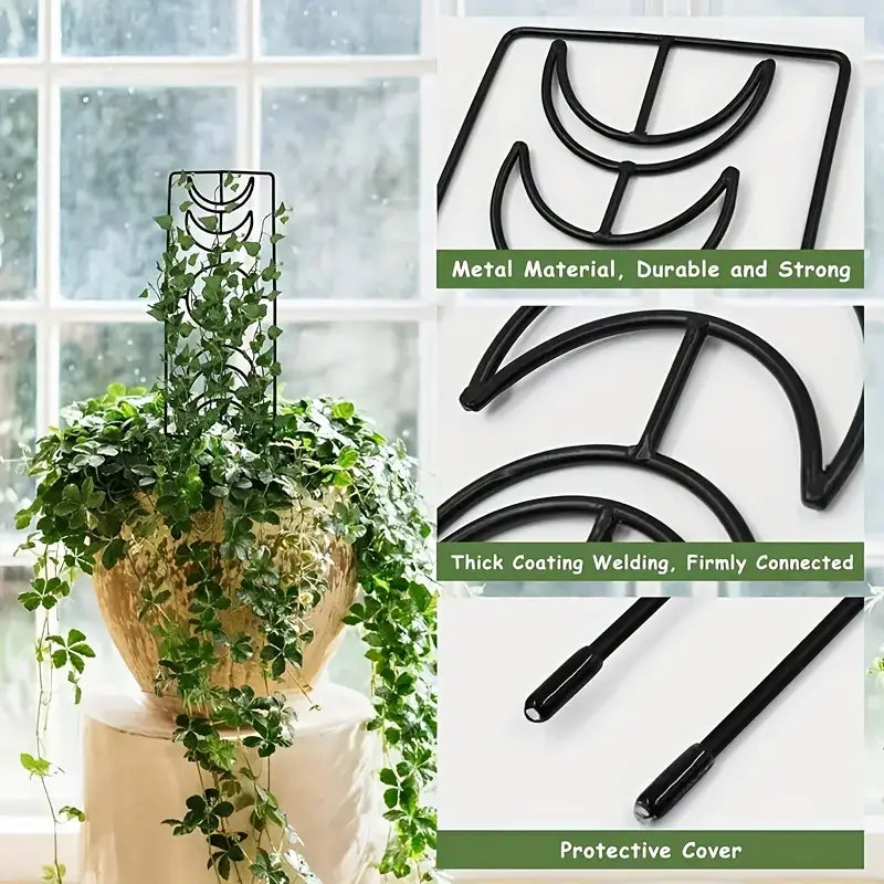 2-Pack: Metal Plant Trellis for Climbing Plants Indoor With Mastercard