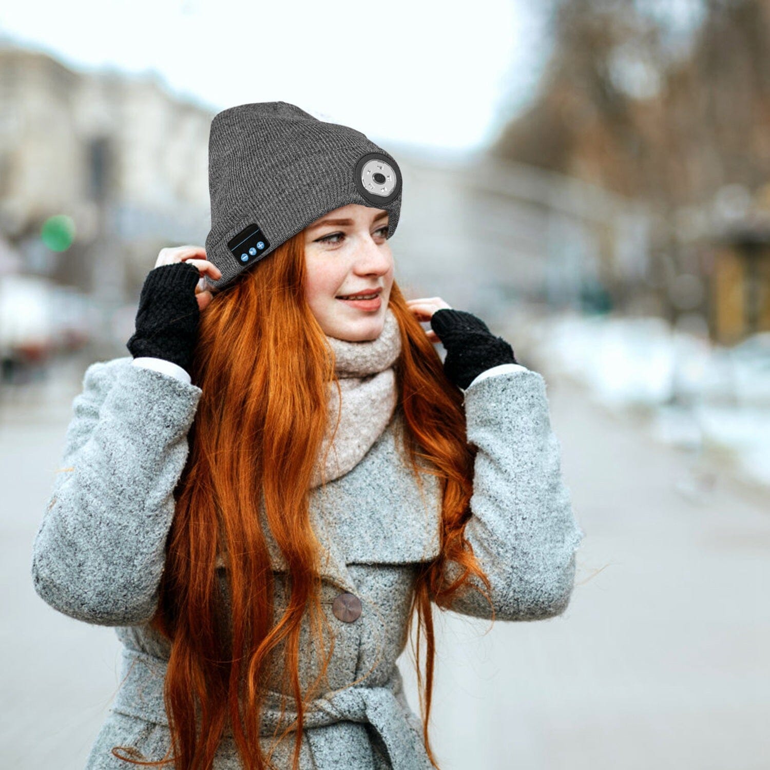 5.0 Wireless Beanie Hat with 3 Lighting Modes On Hot Sale