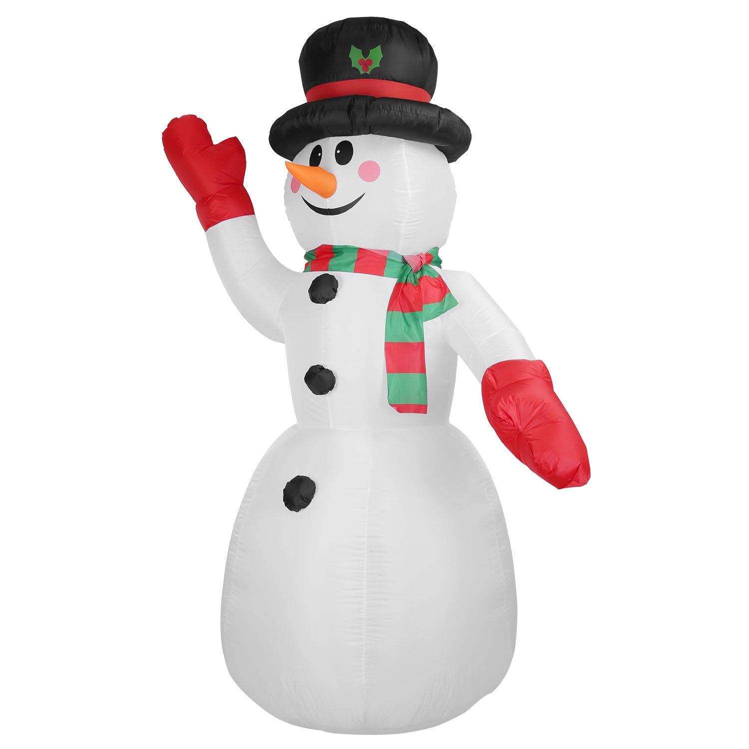 7.9ft Christmas Inflatable Giant Snowman Blow Up with LED Lights Hat Scarf Clearance Get Authentic