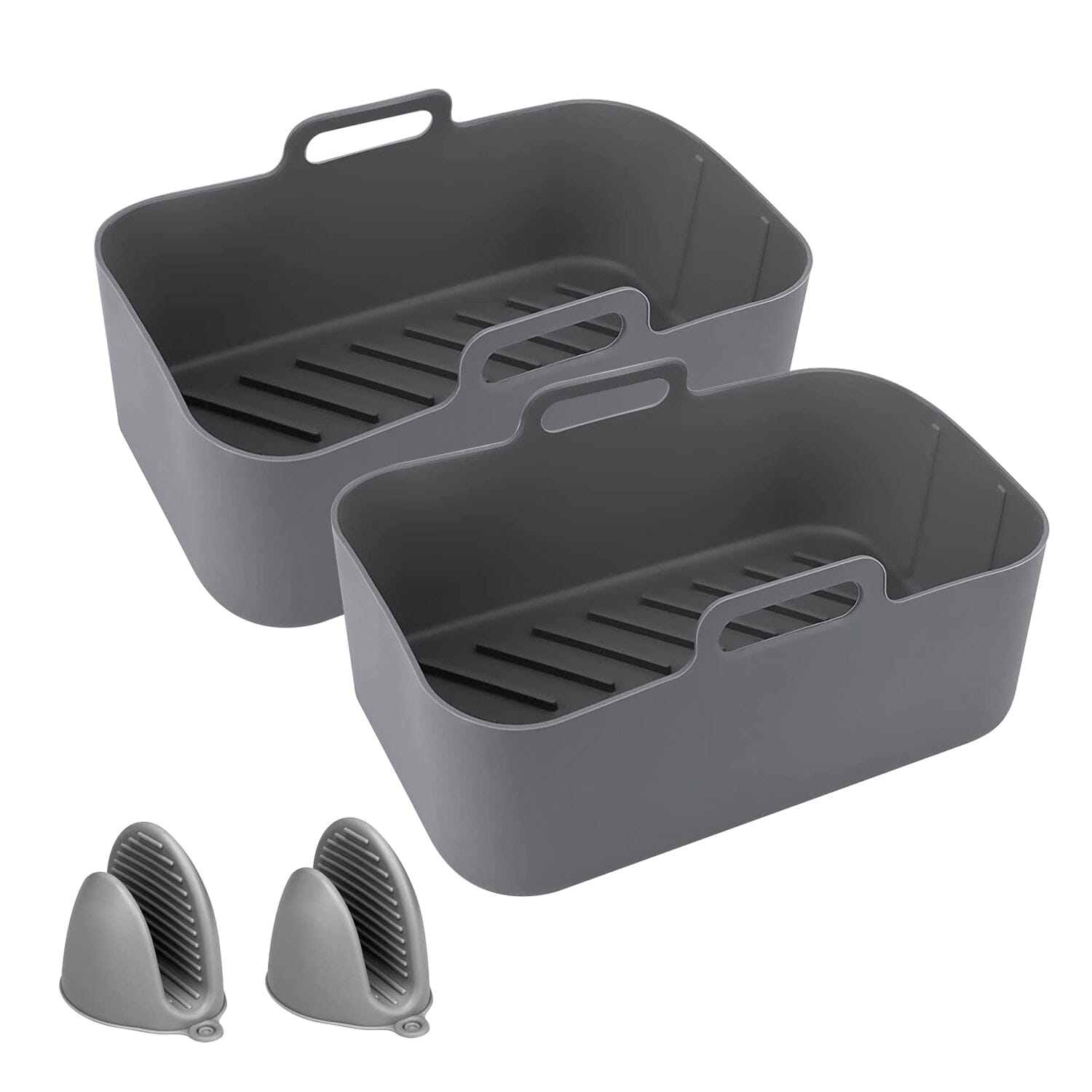 Reusable Air Fryer Silicone Pot Rectangle Replacement of Parchment Liners 6-8 Quart Latest Collections Sale Online