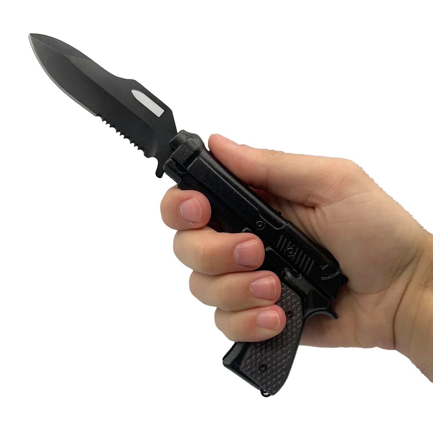 ElitEdge 4.75 Folding Pistol Knife with Holster Sale Online Shop