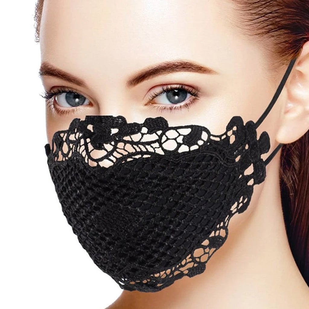 5-Pack: Lace Mouth Mask Largest Supplier For Sale