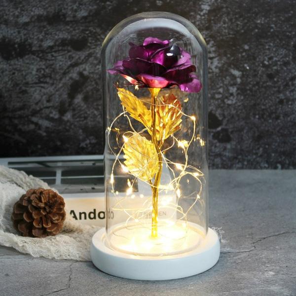 LED Glass Cover Simulation Foil Rose Flower Eastbay Cheap Online