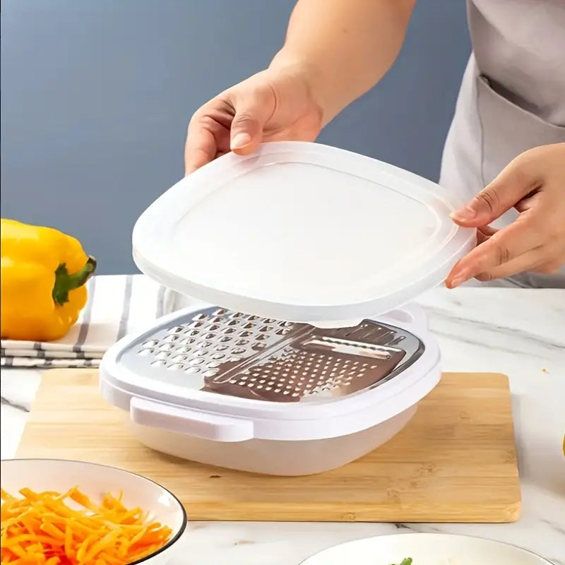 Vegetable Cutter With Lid And Drainer Basket Cheap Outlet Locations