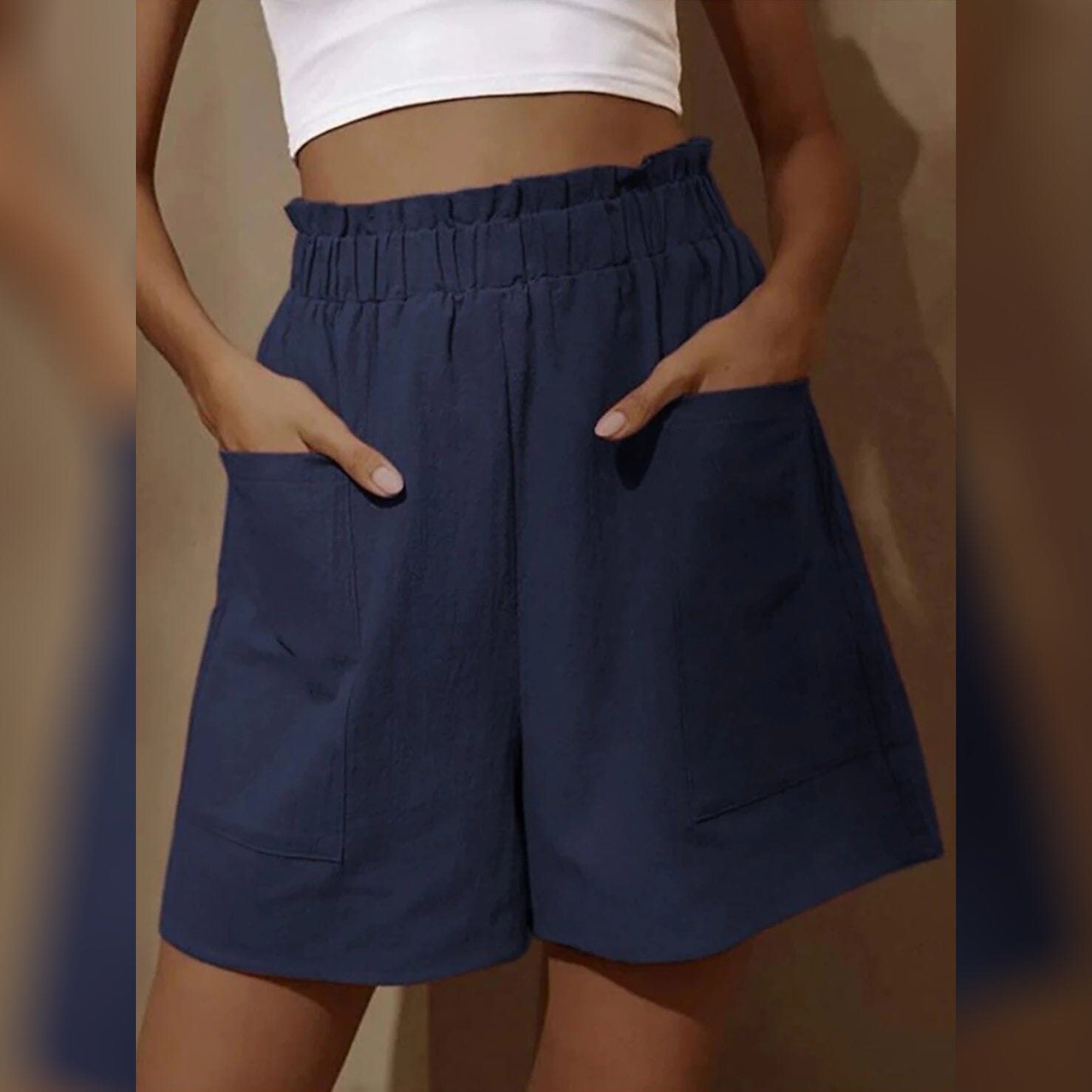 Women's Basic Essential Casual/Sporty Wide Leg Bermuda Shorts Recommend Cheap Online