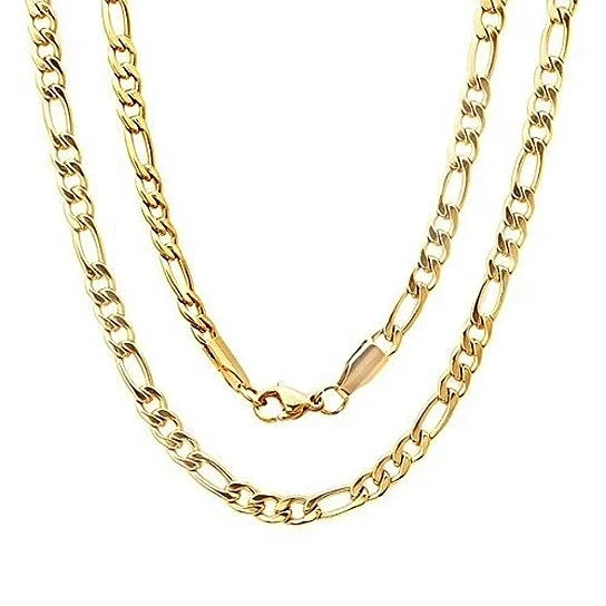 14K Gold Filled Figaro Necklace 20 Unisex Clearance 2025 New