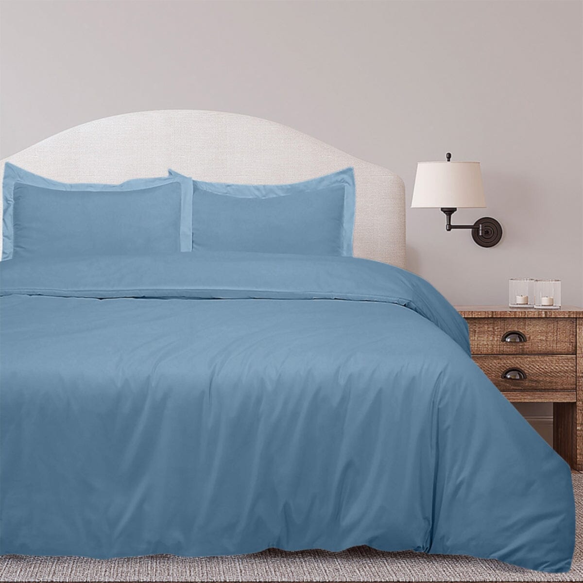 3-Piece Set: Royal Linens Double Brushed Full Duvet Covers With Zipper Closure Sale Outlet