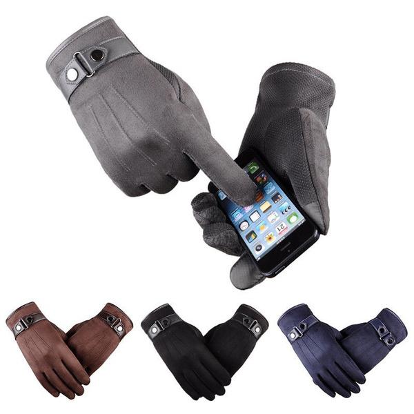 Warm Velvet Cold-Proof Gloves Thermal Touch Phone Screen Cheap Eastbay