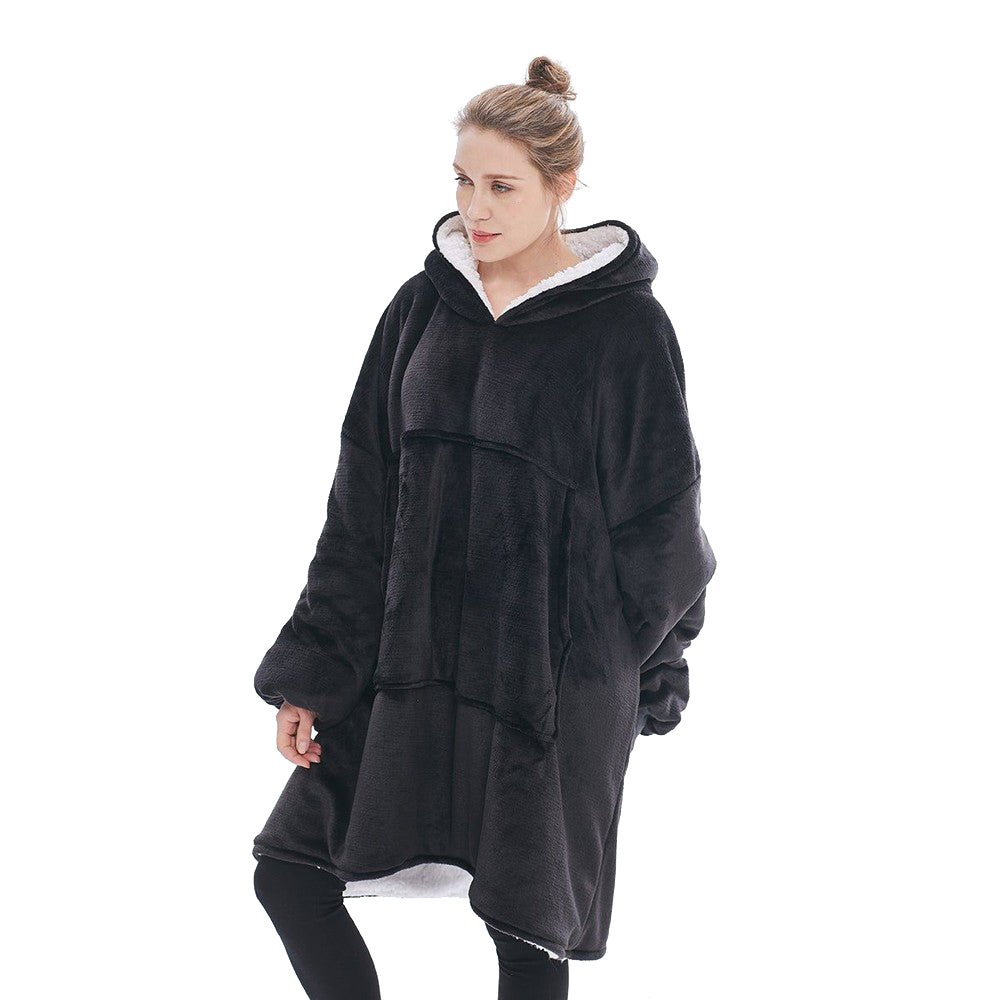 Unisex Oversized Sherpa Wearable Blanket Free Shipping With Paypal