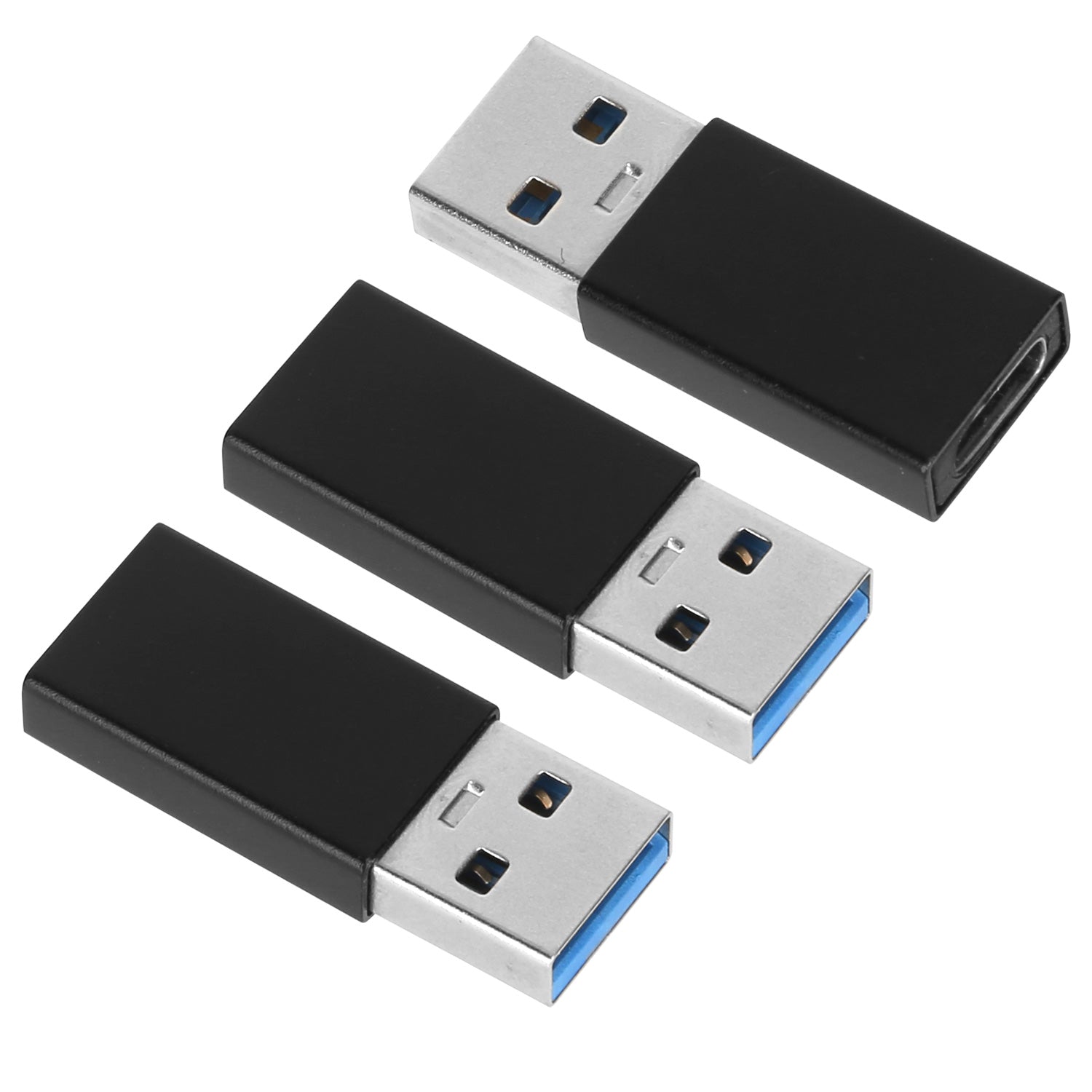 3-Packs: USB Type-C Male to USB A 3.0 OTG Male Port Converter Outlet Footlocker Finishline