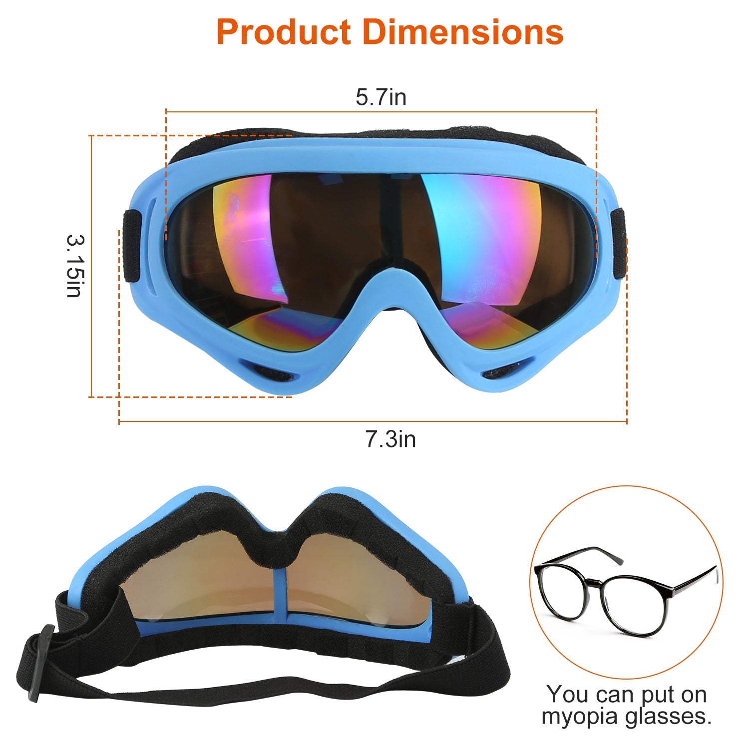 3-Pack: Winter Sports Goggles for Kids and Adults Official Site