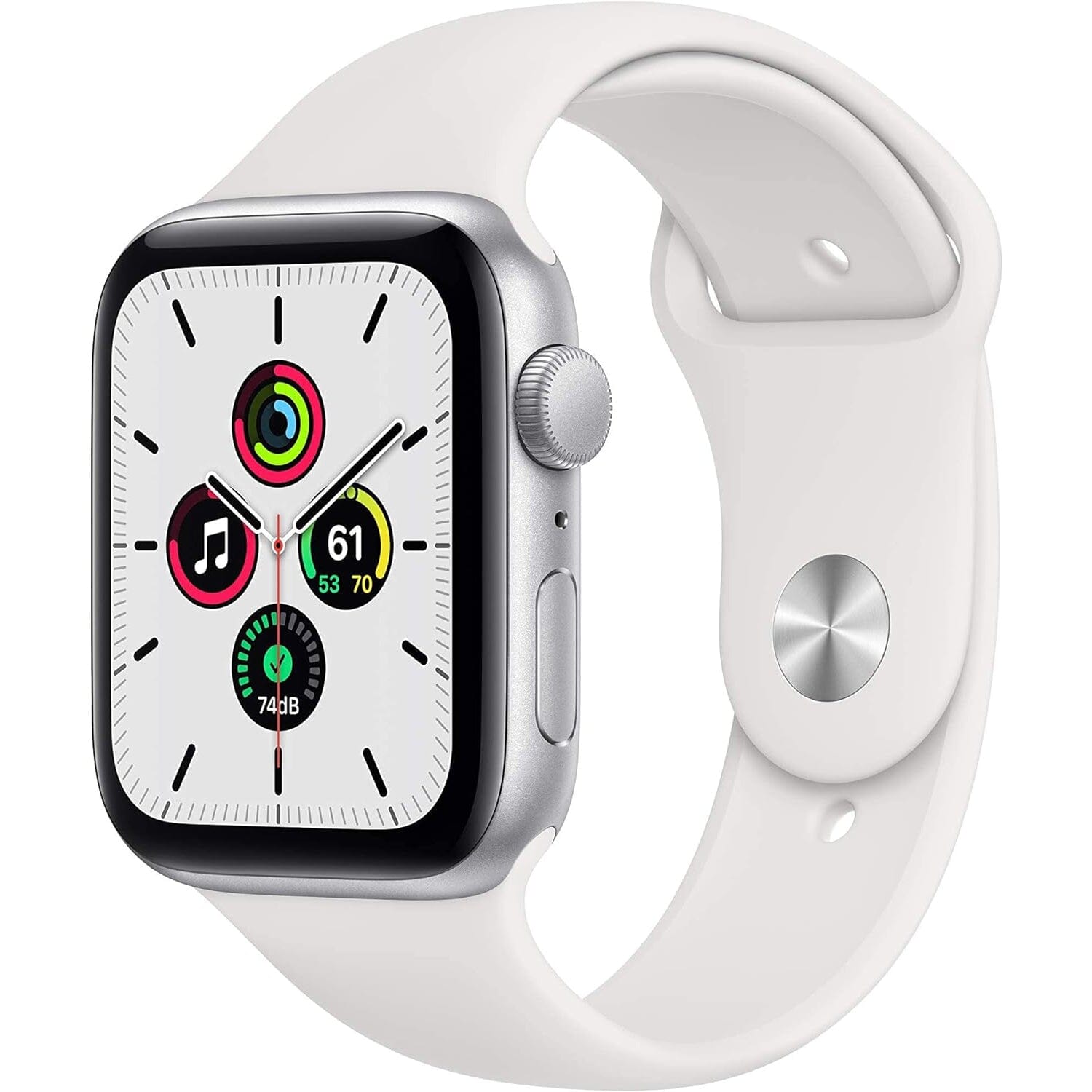 Apple Watch SE GPS Silver Aluminum Case with Sport Band  (Refurbished) Buy Cheap Latest