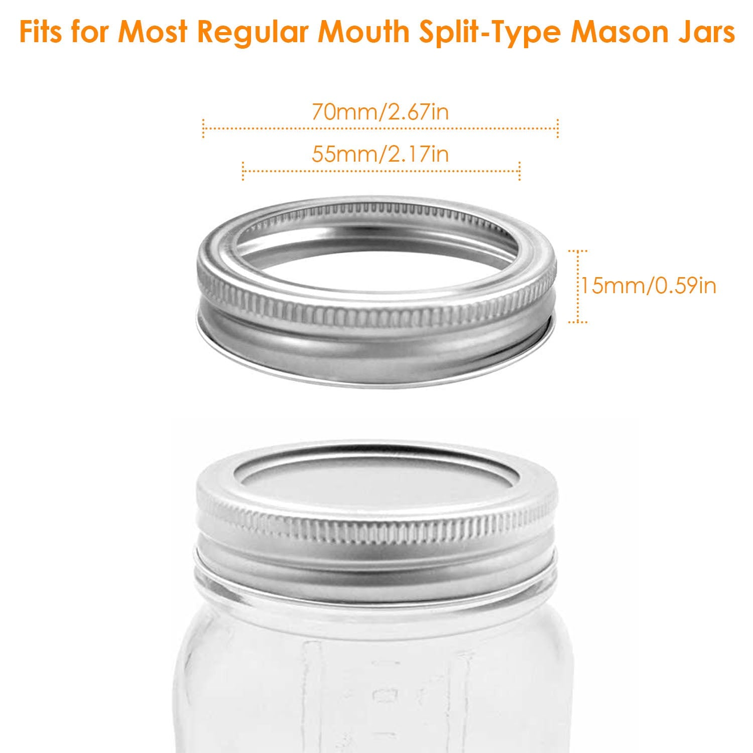 24-Piece: Regular Mouth Canning Jar Sale Amazon