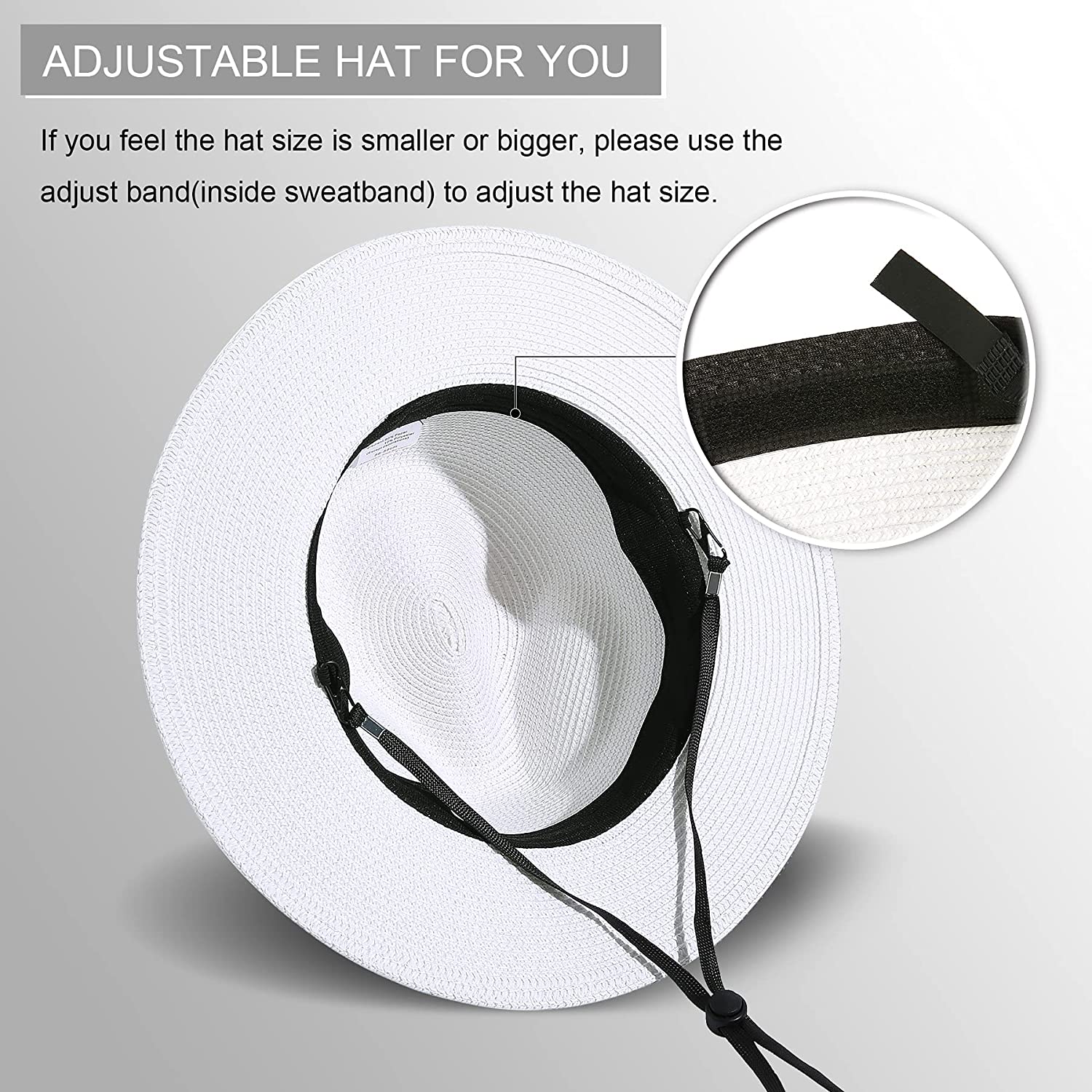 Women Wide Brim Straw Panama Roll up Hat With Mastercard Cheap Pice