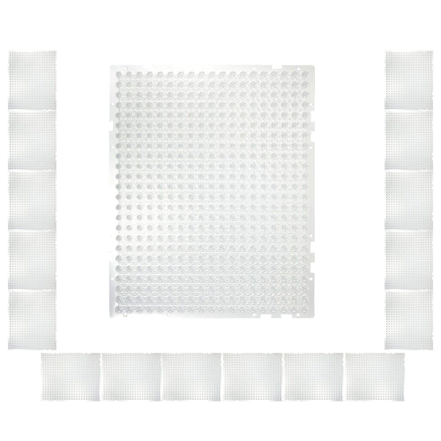 16-Pieces: Deterrent Training Mats with Spikes The Cheapest Cheap Pice