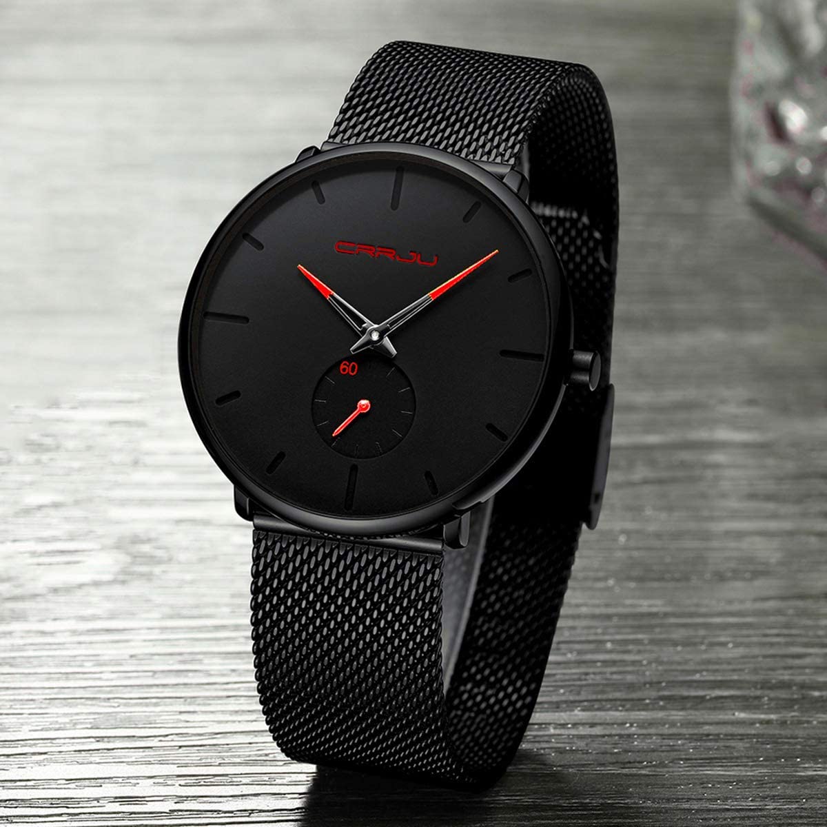 Men's Ultra-Thin Minimalist Waterproof Fashion Wrist Watch Cheap Sale Manchester