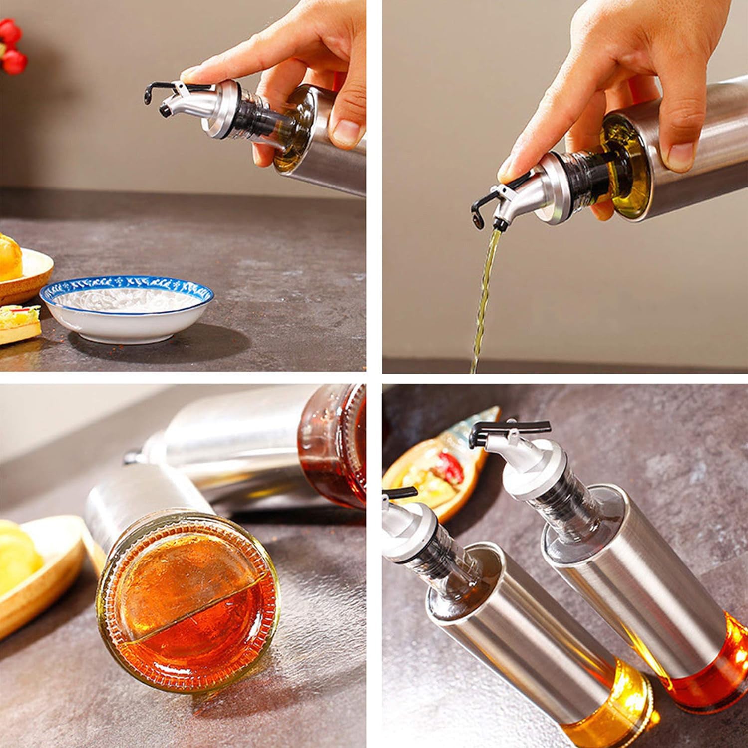 Leakproof Oil Dispenser Kitchen Bottle Outlet Geniue Stockist