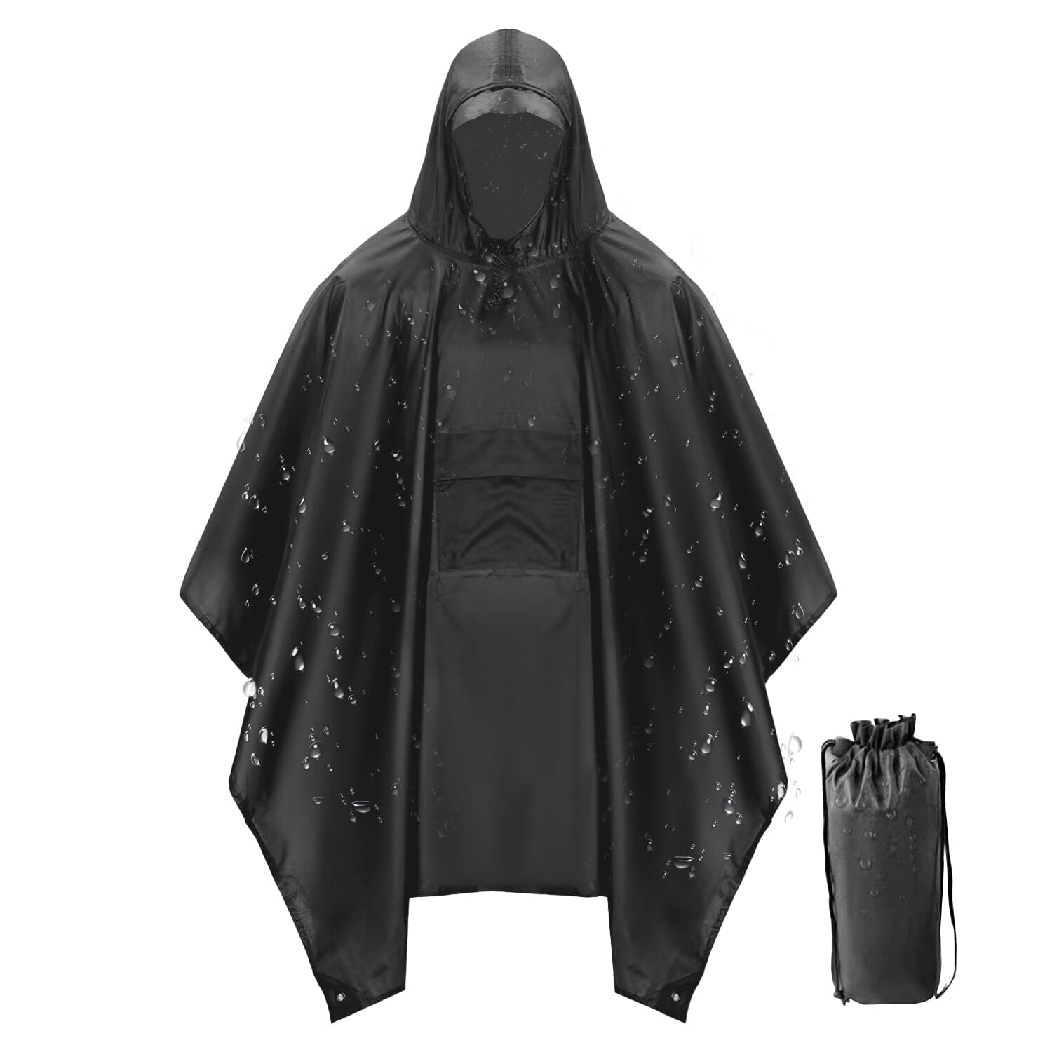 Unisex Hooded Rain Poncho with Pocket Cheapest Pice Online