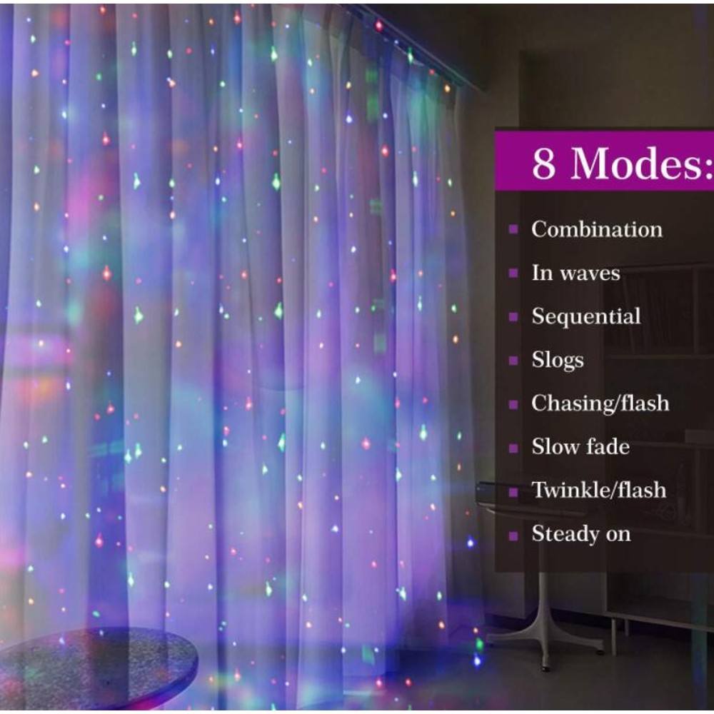 300 LED 8 Mode Indoor/Outdoor String Lights with Remote Manchester Great Sale Cheap Pice