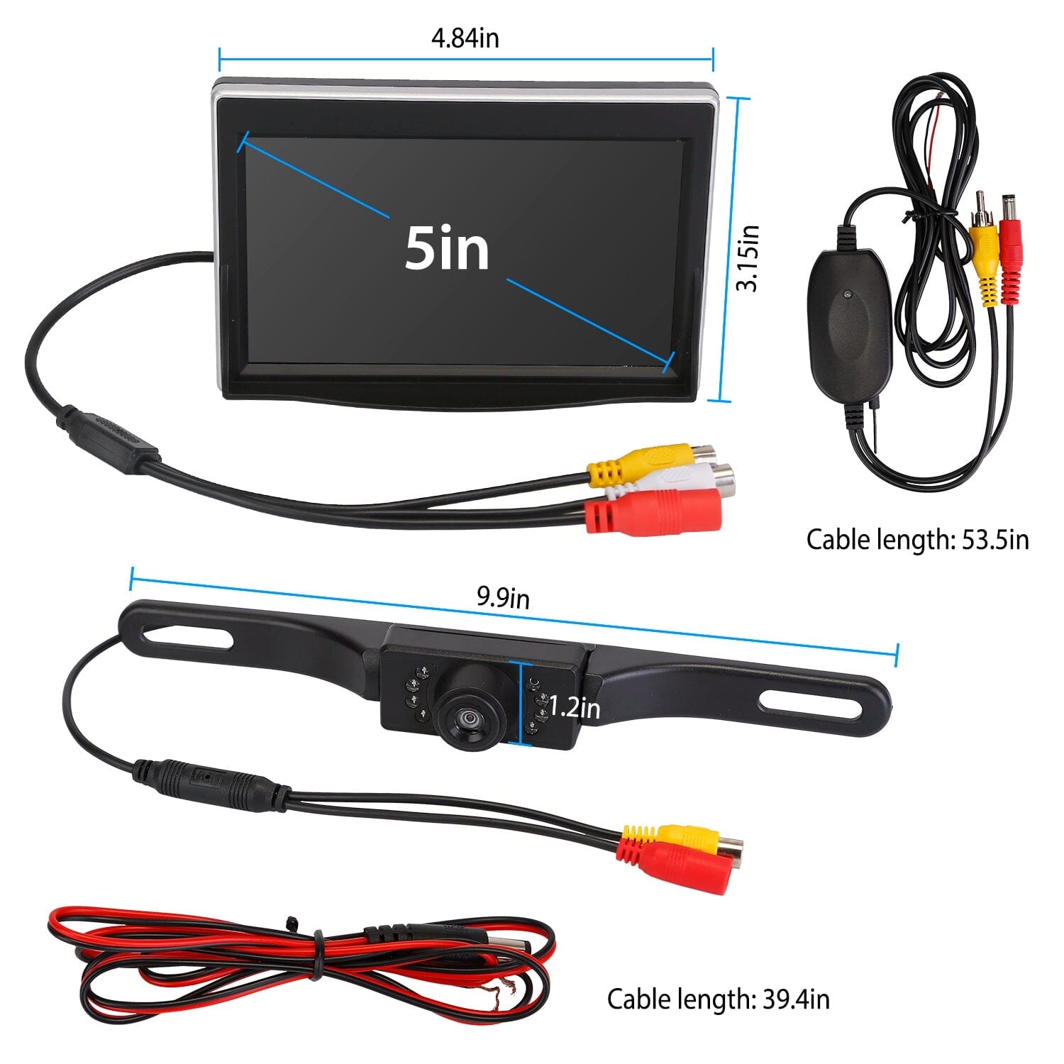 5 Screen Backup Camera Monitor Kit Clearance Footlocker Pictures