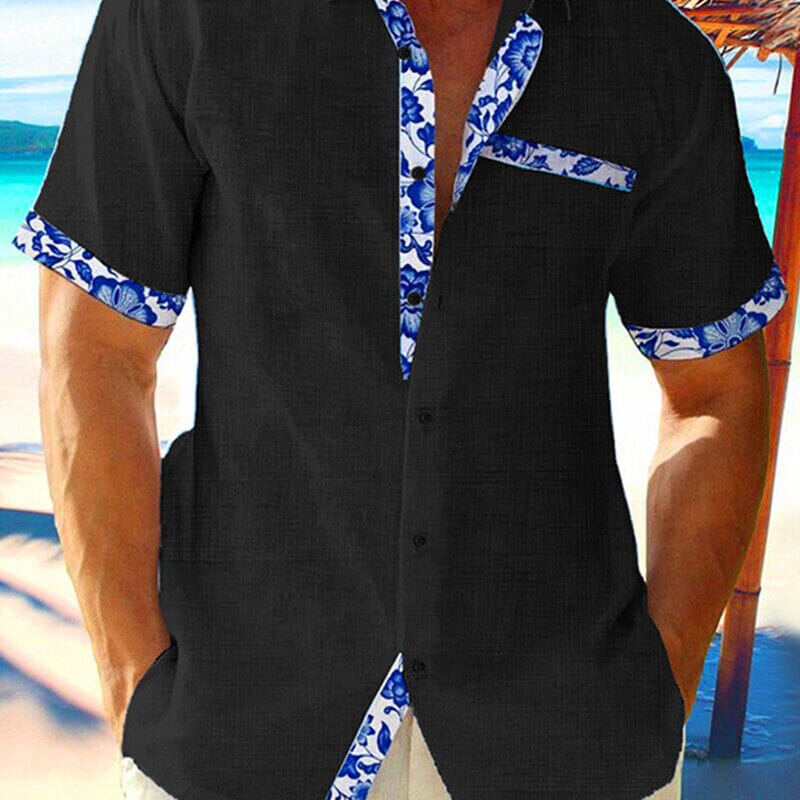 Men Casual Shirt Button Down Short Sleeve Quality Free Shipping Outlet