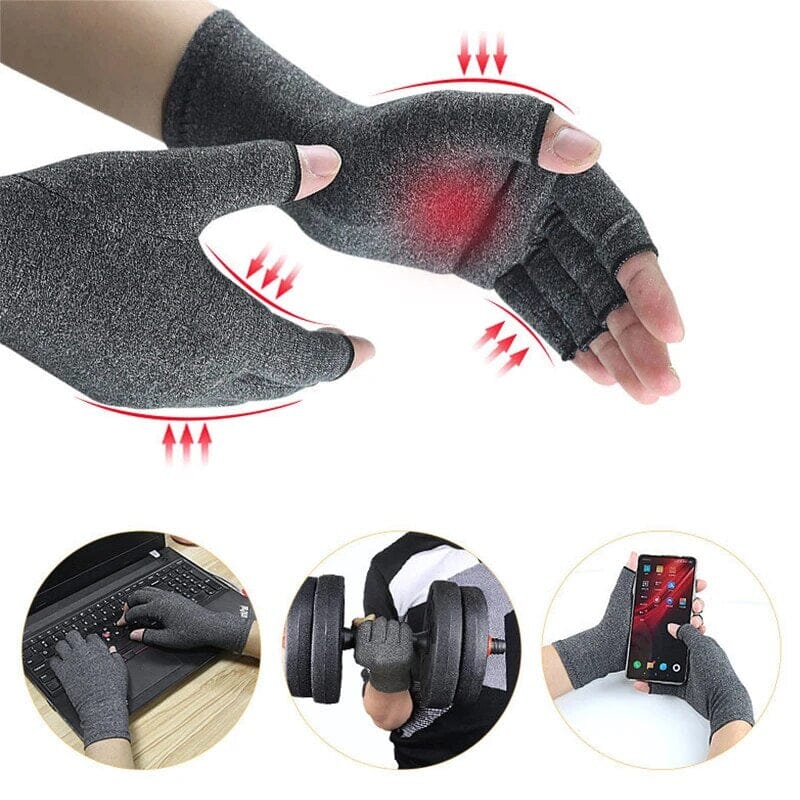 2-Pairs: Rheumatoid Arthritis Magnetic Compression Gloves Manchester Great Sale Online