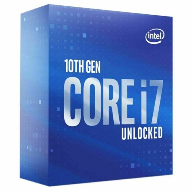 Intel Core i7-10700K Processor (5.1 GHz, 8 Cores, Socket LGA1200, Box) - BX8070110700K (Refurbished) Outlet Sast