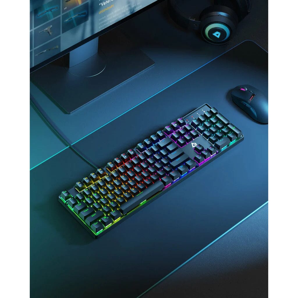 AUKEY KMG16 Mechanical Keyboard Blue Switches 104key Official Cheap Online