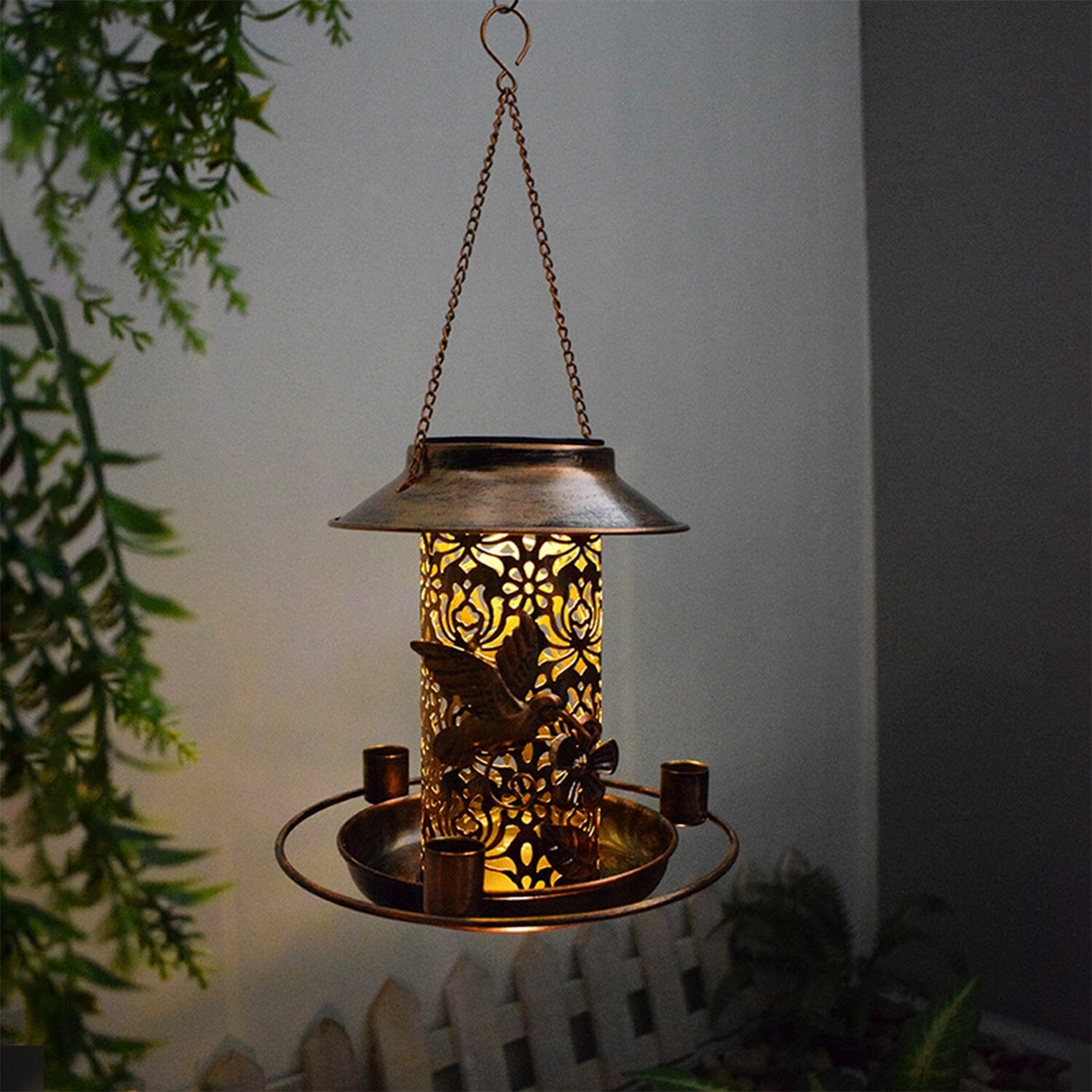 Solar Decorative Hanging Bird Feeder Lantern Brand New Unisex Cheap Online