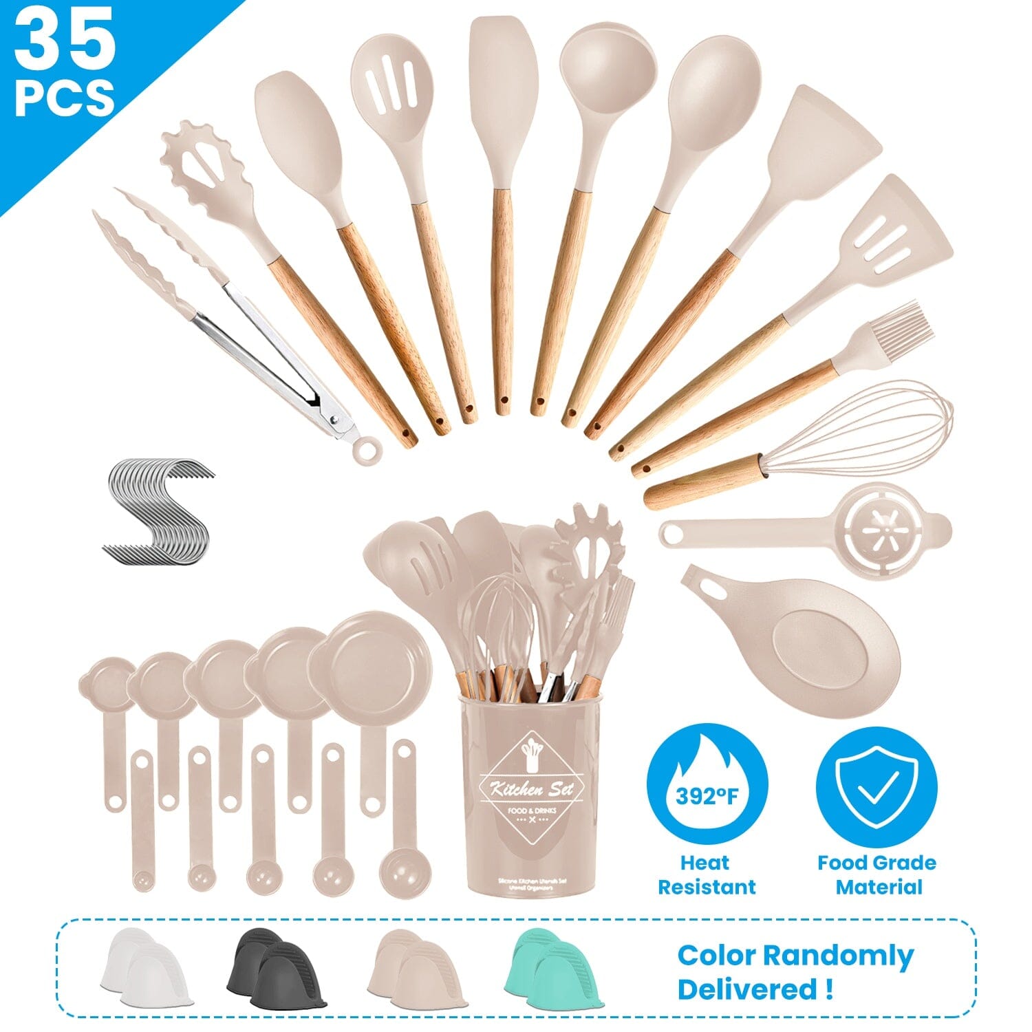 35-Pieces: Kitchen Cooking Utensils Set Footaction Online