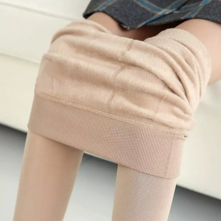 Women's Extra 220g Fleece Leggings High Waist Stretchy Warm Leggings (One Size) Buy Cheap Get Authentic