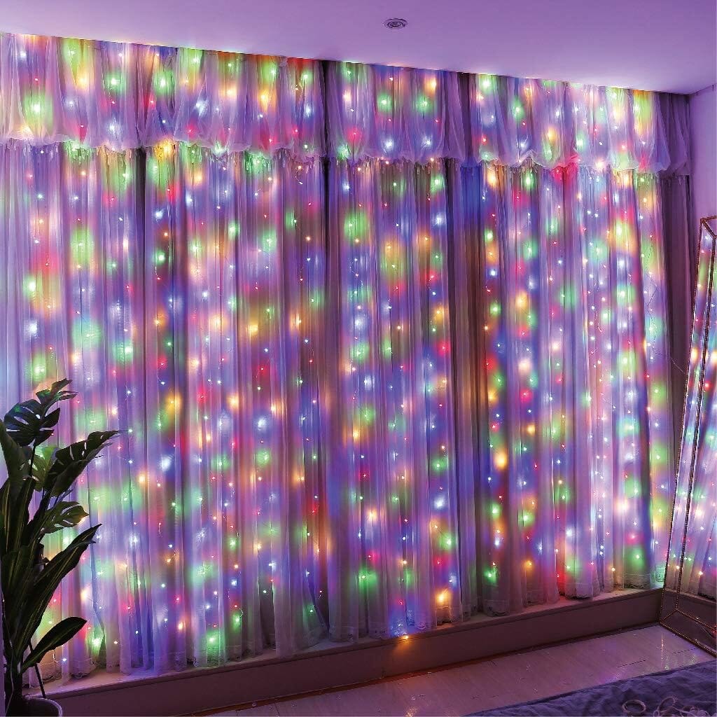 300 LED Curtain Fairy Lights For Sale Online