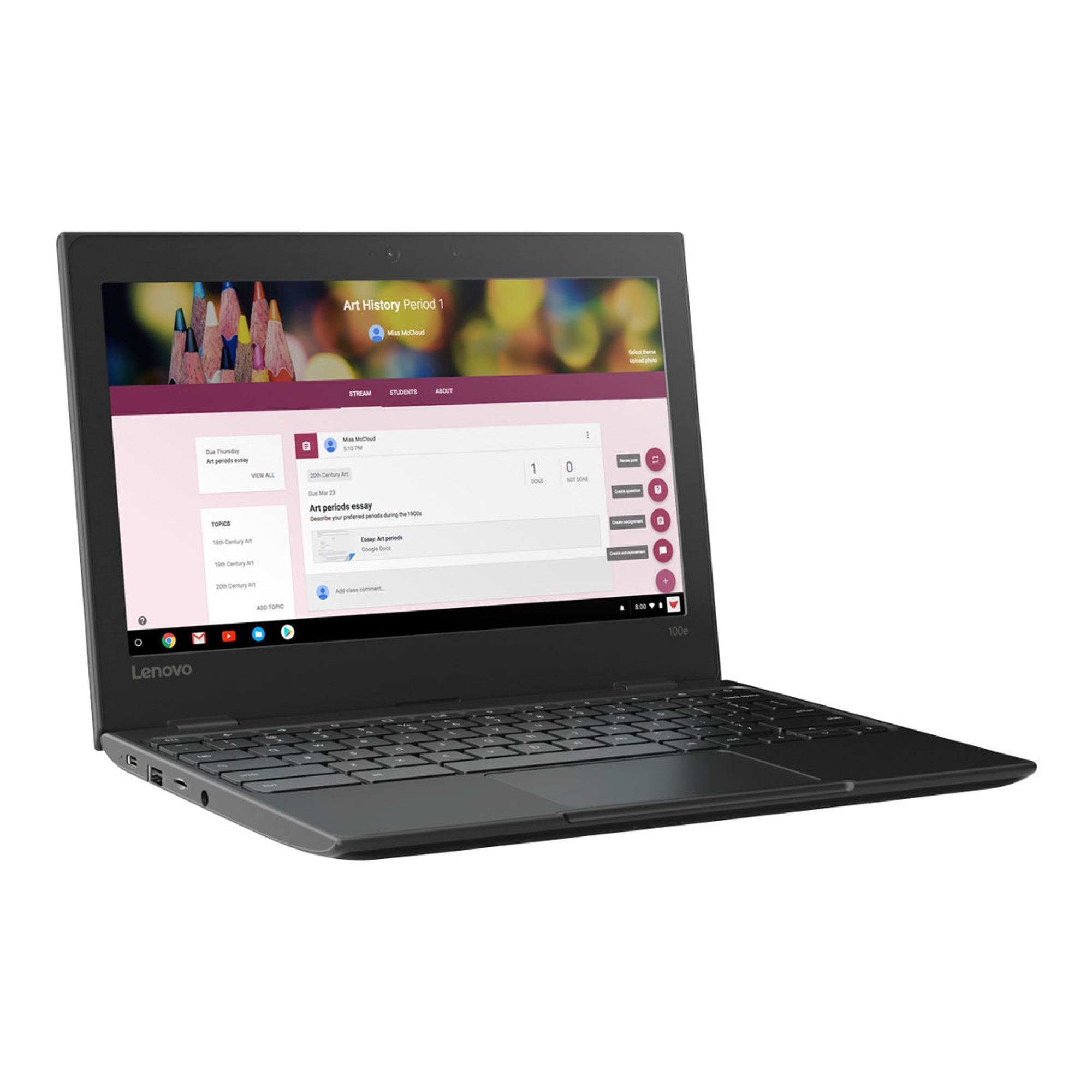 Lenovo 100e Chromebook Celeron N3350 Chrome OS 4 GB RAM 32 GB eMMC (Refurbished) Cheap View