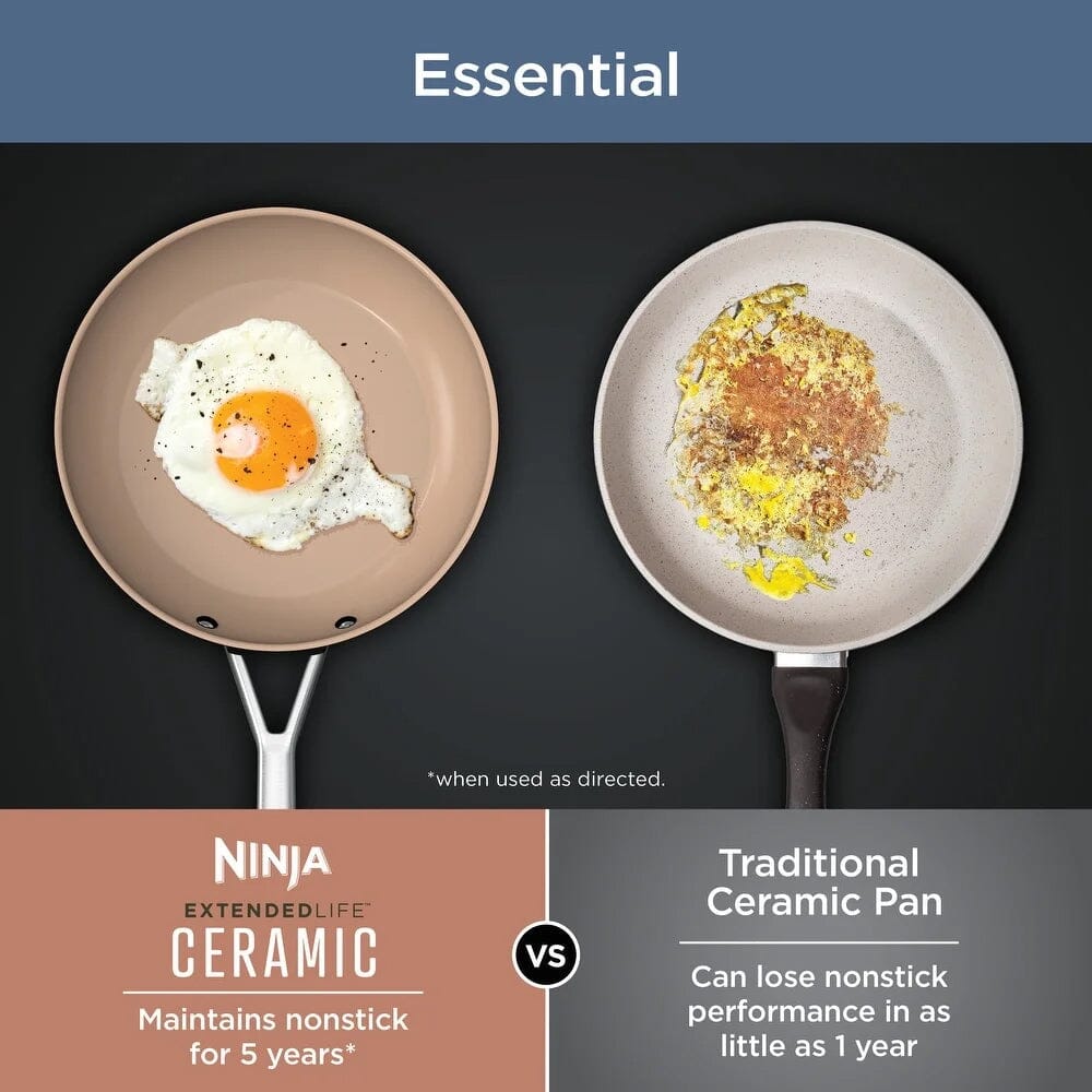 Ninja Extended Life Premium Ceramic 9 1/2-Inch Fry Pan - Dark Gray Discount Codes Really Cheap