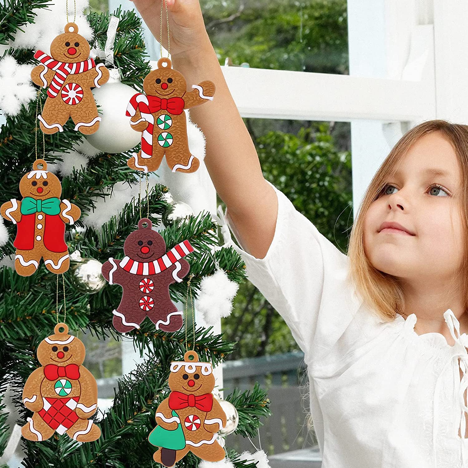 12-Piece: Gingerbread Man Ornaments Buy Cheap Best Wholesale